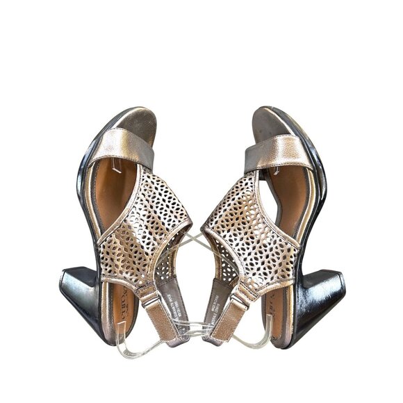 Eurosoft by Sofft Vanila Comfort Sandals Bronze Metallic Size 8.5 Adj Strap - Picture 7 of 10